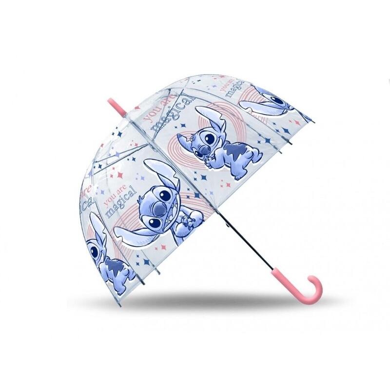 Parasolka Przezroczysta Automatyczna 48cm Poliester Stitch D07153mc Kids Euroswan
