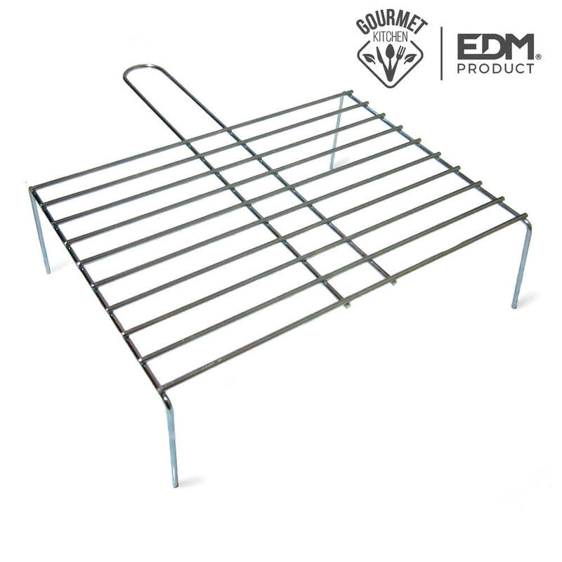Parrilla Con Pie Simple 40x27cm Edm