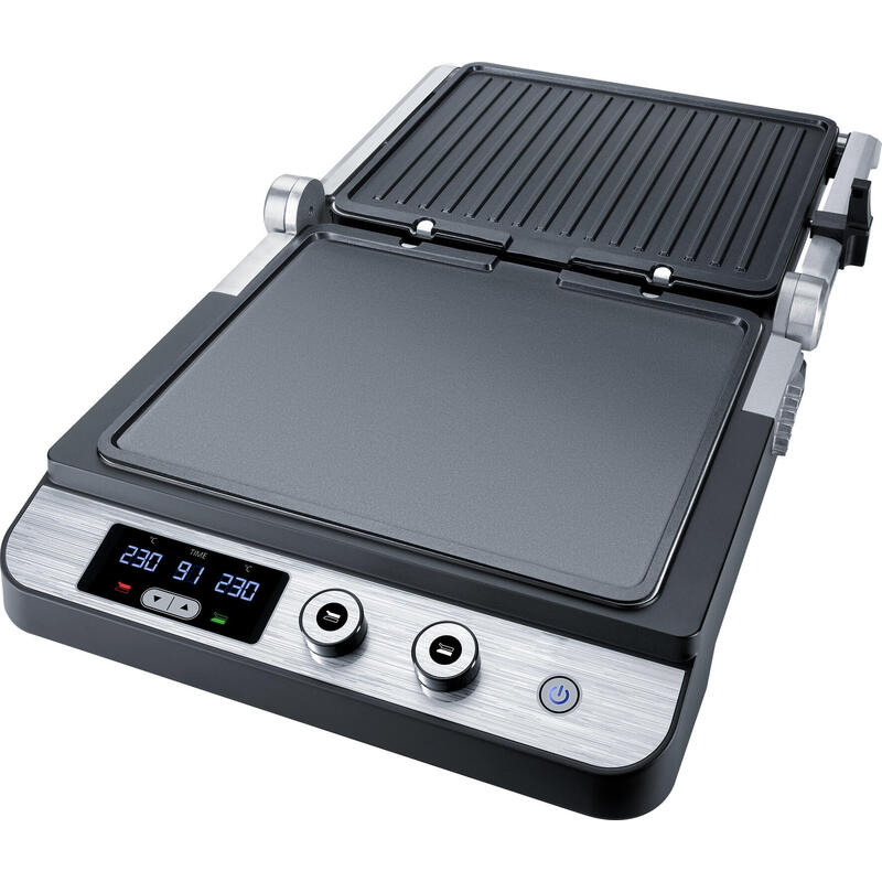 Parrilla De Contacto Steba Fg 120 Plateada, 1.800 W Fg 120