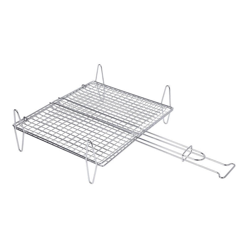 Parrilla Doble Para Pescado 40x45cm Sauvic