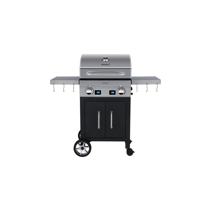 Parrilla Eléctrica Steba Deluxe Grill Center Vg 7000 Devil'S Choice, Acero Inoxidable/Negro, 2.800 W 06-64-00