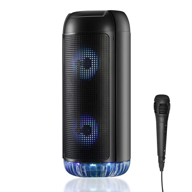 Partybox Uni Bt Mt3174 Altavoz Bluetooth Karaoke Radio Fm Negro