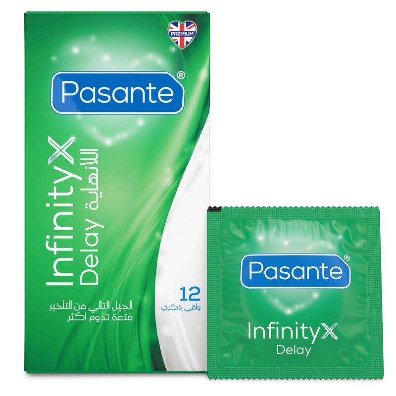 Pasante - Delay Infinity Preservativos Retardantes 12 Unidades