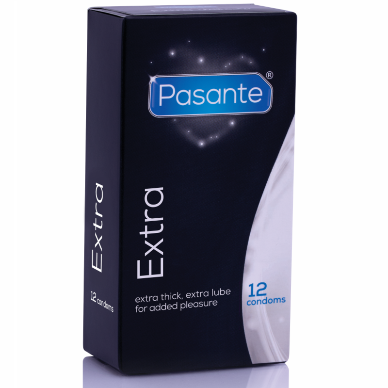 Pasante Extra Preservativo Extra Gruesos 12 Unidades