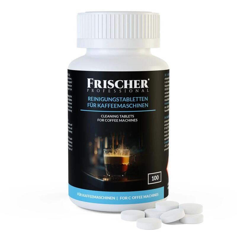 Pastillas Limpiadoras Para Cafetera Frischer, 100 Unidades En Blíster, 1,3 G, 16 Mm De Diámetro