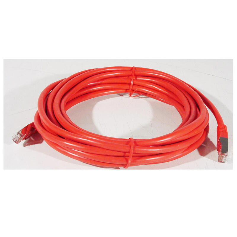 Patchcable Cat6 Sstp, 5m, Rojo