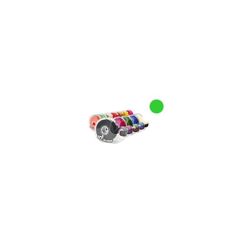 Patchsee Identificación Cables , Cinta Velcro Con Dispensador, 2,0 M, Verde