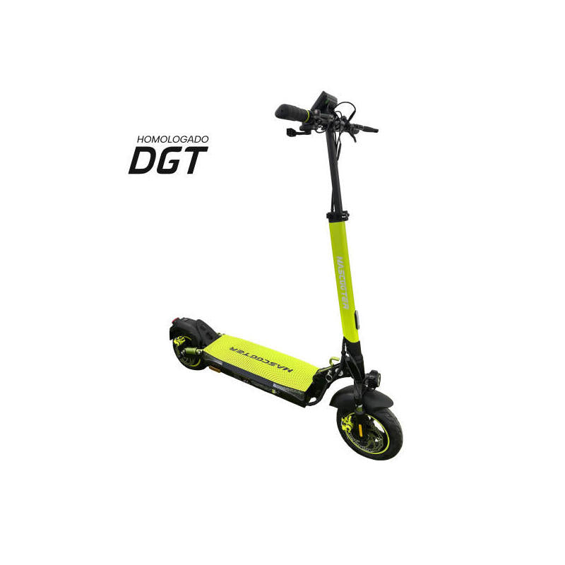 Patinete Electrico Mascooter S4 Motor 600w - Homologado Dgt - Autonomia Hasta 25km - Carga Maxima 120kg - Ruedas 10" -