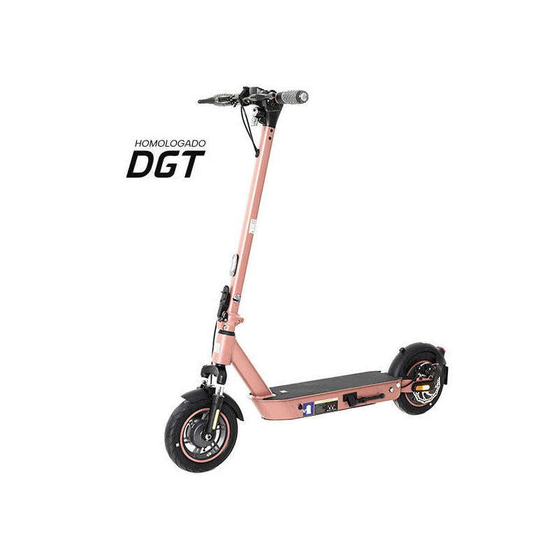 Patinete Electrico Zwheel Zfox Max Roasted Coffee Motor 400w - Homologado Dgt - Velocidad Hasta 25km/H - Autonomia