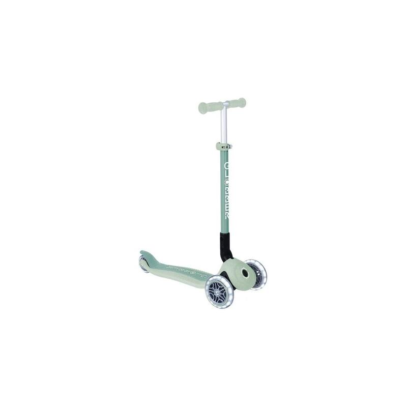 Patinete Globber Primo Plegable Más Luces Ecológicas, Scooter Verde Claro 696-505