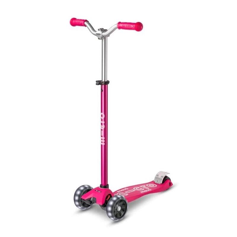 Patinete Micro Hulajnoga Maxi Micro Pro Led Pink