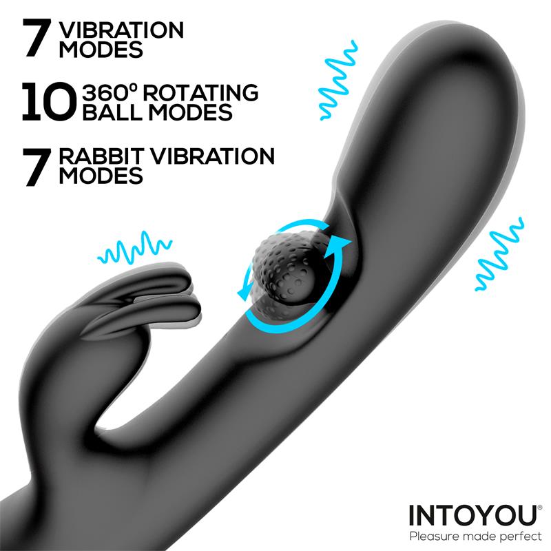 Patty Vibrador Con Bola Rotadora 360º