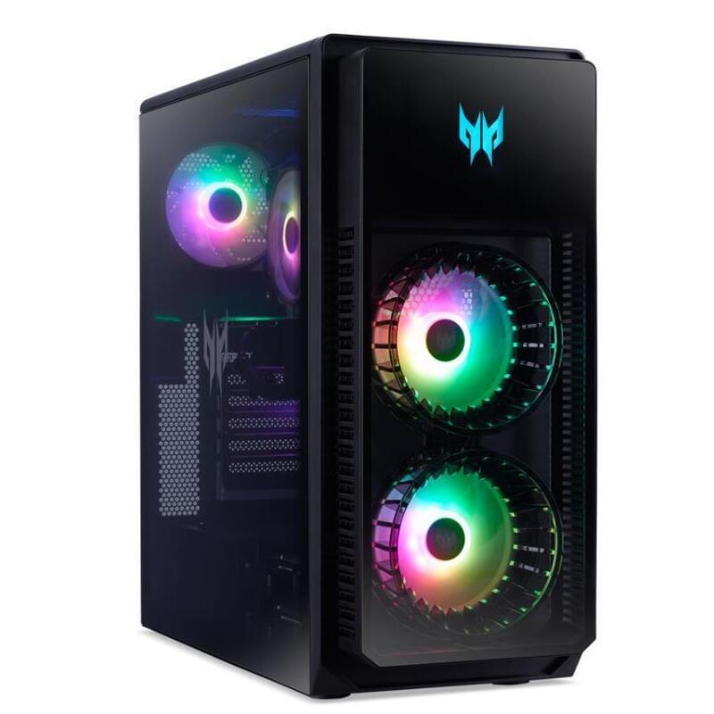 Pc Acer Predator Po5-660 Gaming Desktop Cpu Core Ultra U7-265f 1800 Mhz Ram 64gb Ddr5 6000 Mhz Ssd 2tb+2tb Graphics Card Nvidia Geforce Rtx 5070 12gb Windows 11 Home Dg.E4eex.001