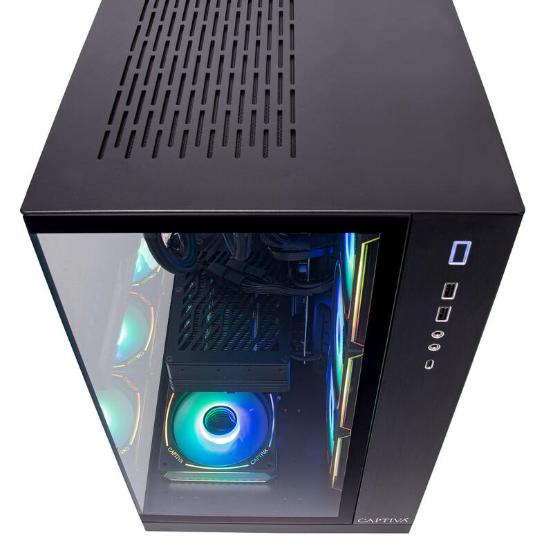 Captiva Pc Highend Gaming I90-060 (I9-14900kf Rtx5070 12gb Gddr7 Ssd 2tb 32gb Wlan Windows 11 Home