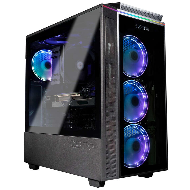 Captiva Pc Highend Gaming R89-943 (Ryzen 9 9900x Rtx5070 12gb Gddr7 Ssd 2tb 32gb Wlan W O Os)
