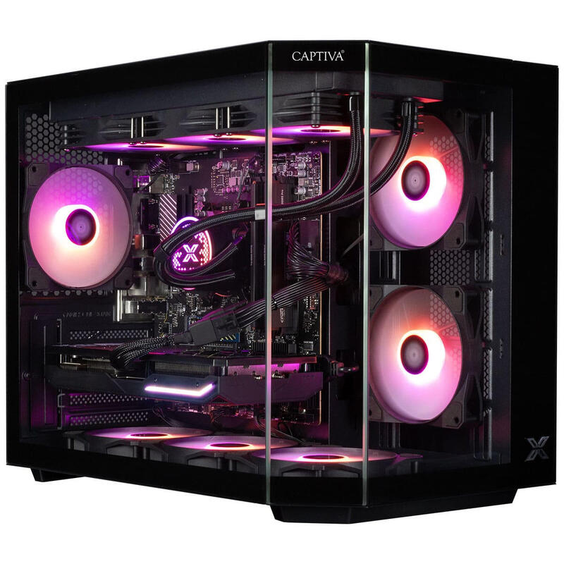 Captiva Pc Highend Gaming R89-683 Ryzen 7 7800x3d 32gb 2tb Ssd Rtx 5070ti Win11