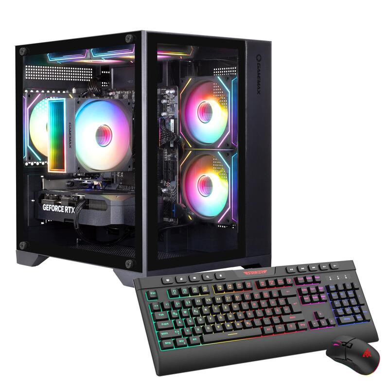 Pc Gaming Hyrican Gamemax Infinity Mini Bk 7852 Ryz5 9600x 16gb 1tbssd Rtx5060ti W11 Home