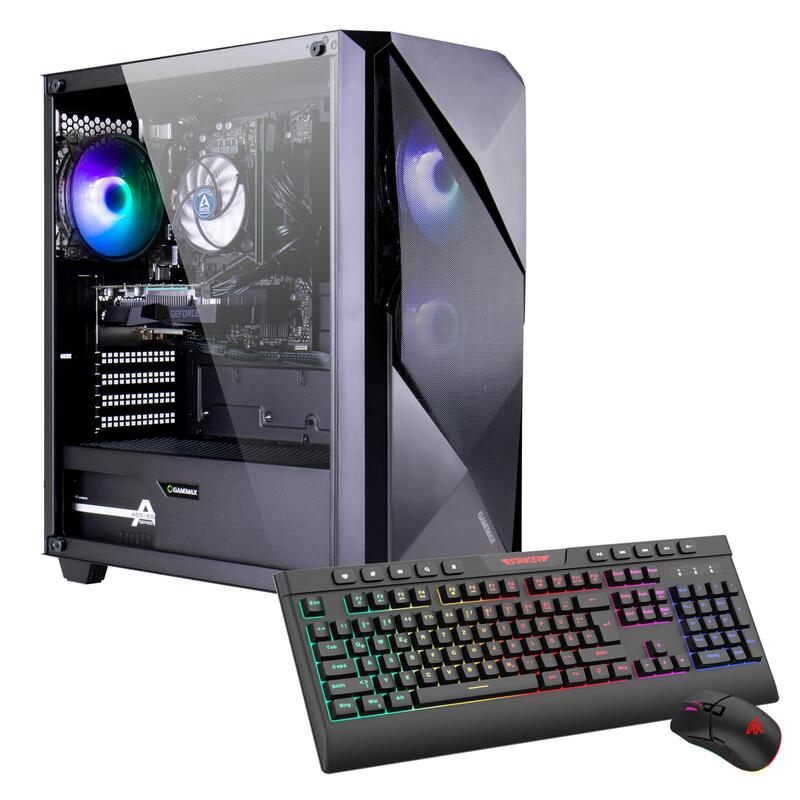 Pc Gaming Hyrican Gamemax Striker 7817 R7-9700x 16gb 1tbssd Rtx5060ti W11 Home