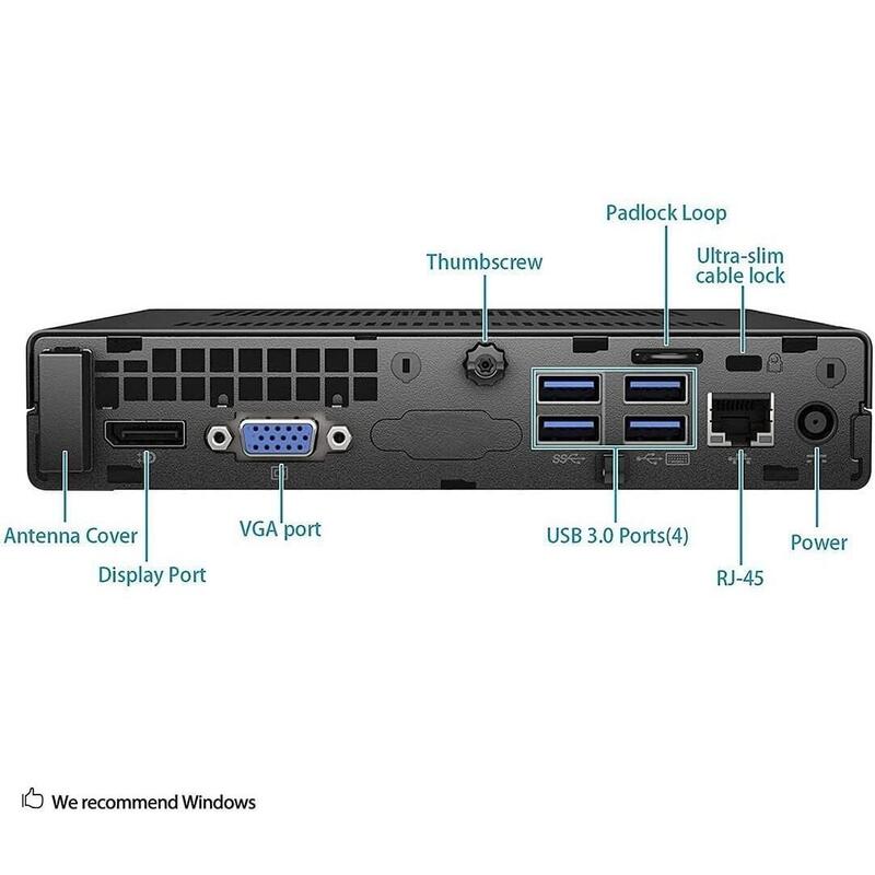 Mini Pc Reacondicionado Hp Elitedesk 800 G2 Mini I5-6500t 16gb 240gb Ssd Win 11 Pro Instalado 1 Año De Garantia