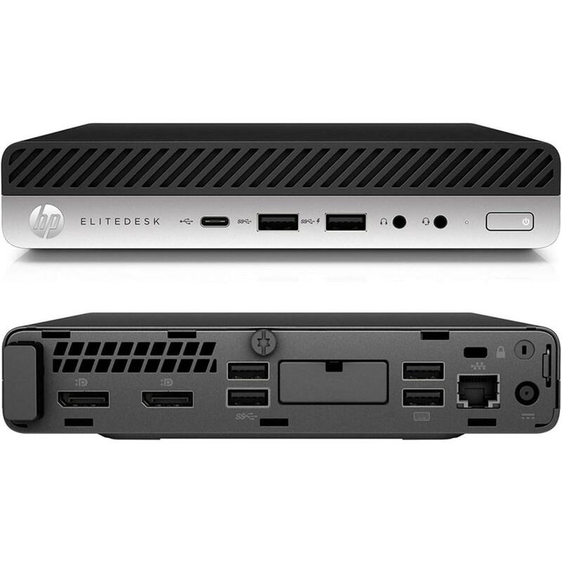 Pc Reacondicionado Hp Elitedesk 800 G5 Mini I5-9500t 8gb 256gb M.2 W11p Instalado 1 Año De Garantia