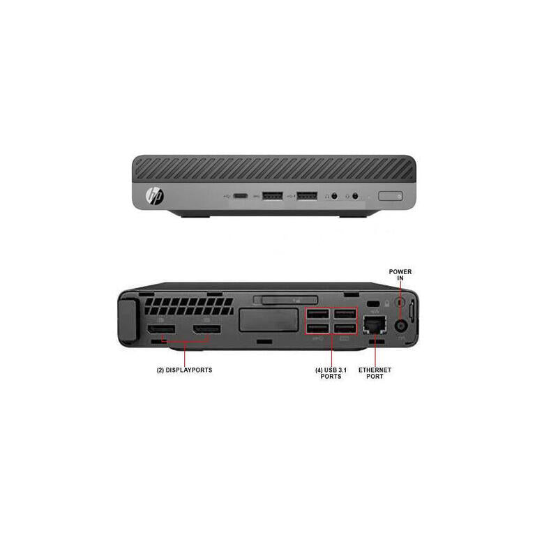 Pc Reacondicionado Hp Prodesk 600 G3 Mini I7-6700t 8gb 256gb Ssd W11p Instalado 1 Año De Garantia
