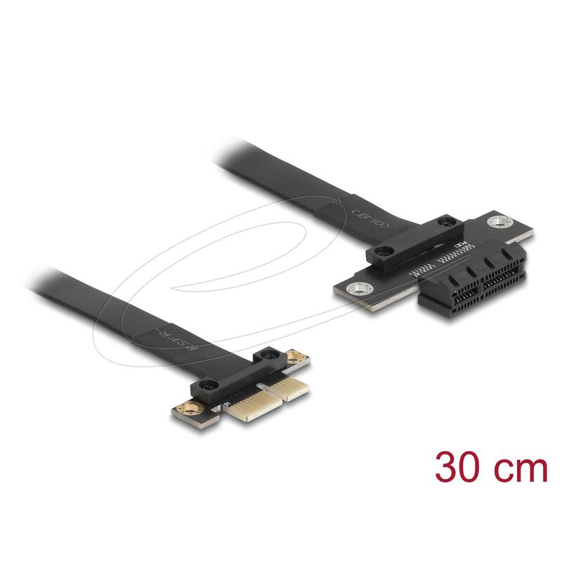 Pci Express X1 Conector Macho A X1 Slot Extensión 30 Cm Riser Tarjeta
