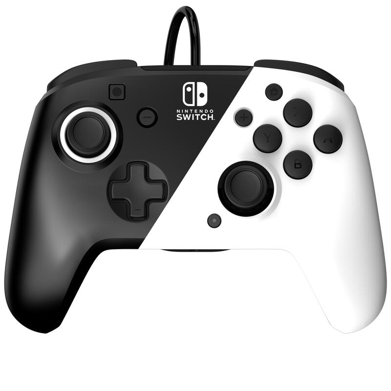 Pdp Controller Faceoff Deluxe+Audio Schwarz/Weiã Switch