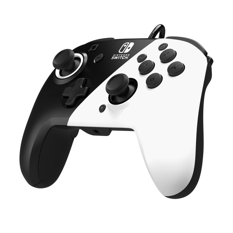 Pdp Controller Faceoff Deluxe+Audio Schwarz/Weiã Switch