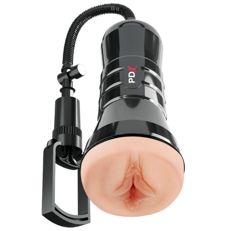 Pdx Extreme -Wet Pussies Masturbador Vagina Xxl Super Sucker Light Con Succión 27.3 Cm