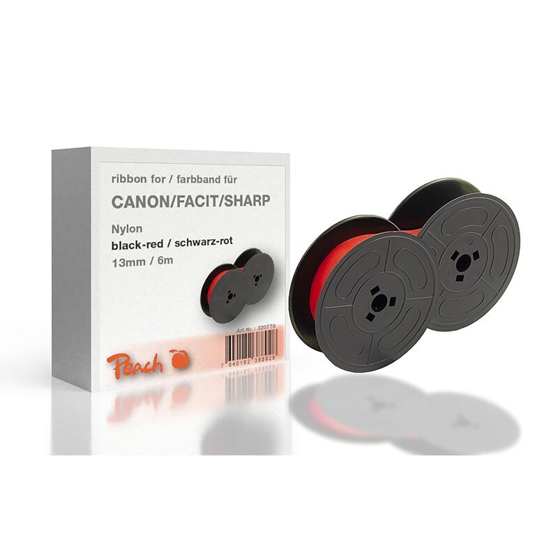 Peach Cinta De Tinta Para Canon/Facit/Sharp 51s+U Negro/R Gr.51/Gr24
