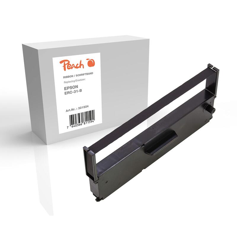 Peach Cinta De Tinta Para Epson Erc31 Negro