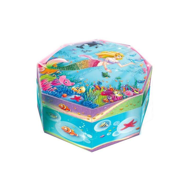 Pecoware Octagonal Music Box - Mermaid