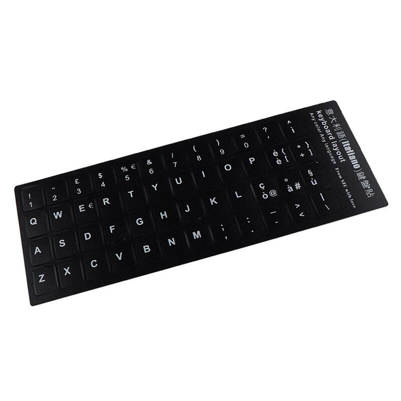 Pegatina Para Convertir Teclado En Idioma Italiano Negro