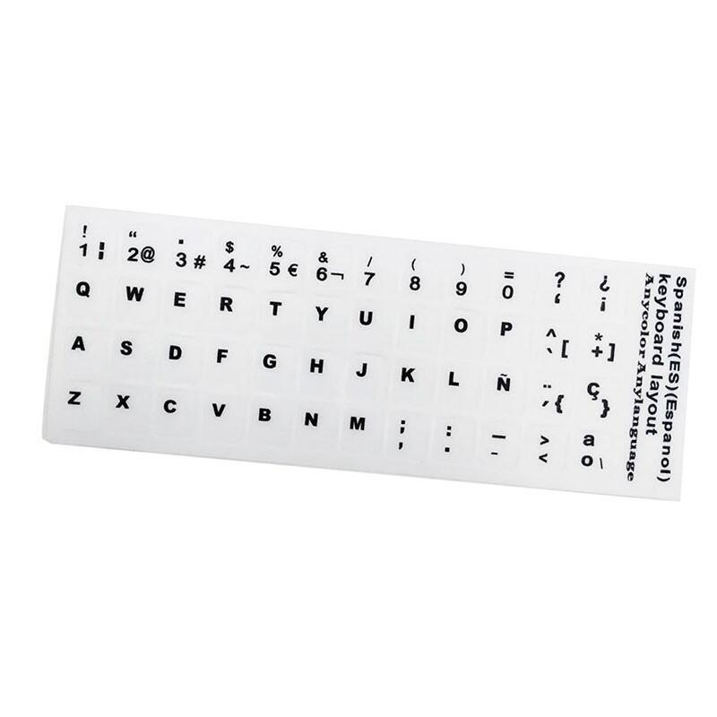 Pegatinas Teclado Español Blanco