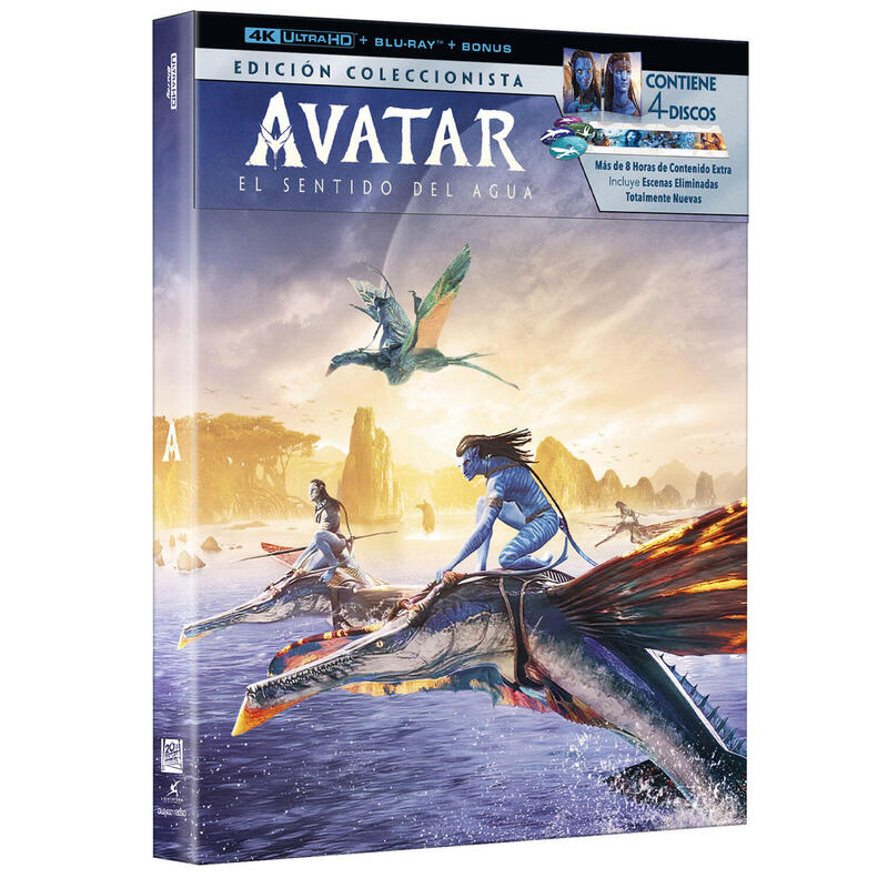 Pelicula Avatar - El Sentido Del Agua (Edición Coleccionista 4k Uhd) - Bd Blu-Ray