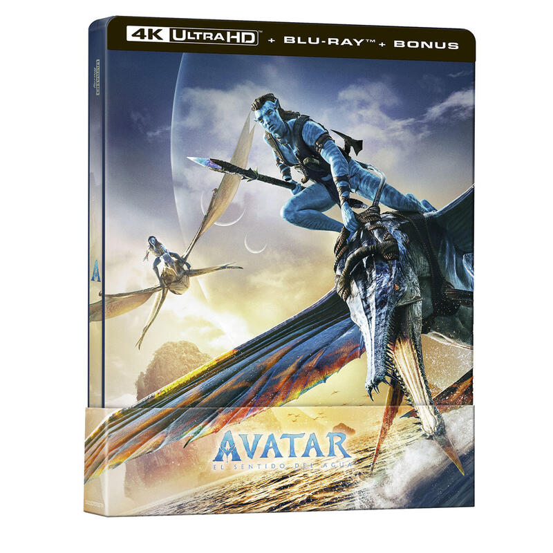 Pelicula Avatar - El Sentido Del Agua (Steelbook 4k Uhd) - Bd Blu-Ray