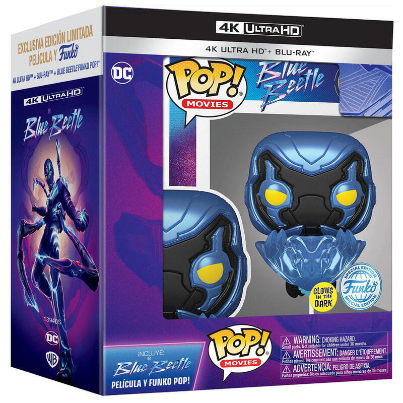 Pelicula Blue Beetle (4k Uhd + Bd) Edicion Funko Blu-Ray
