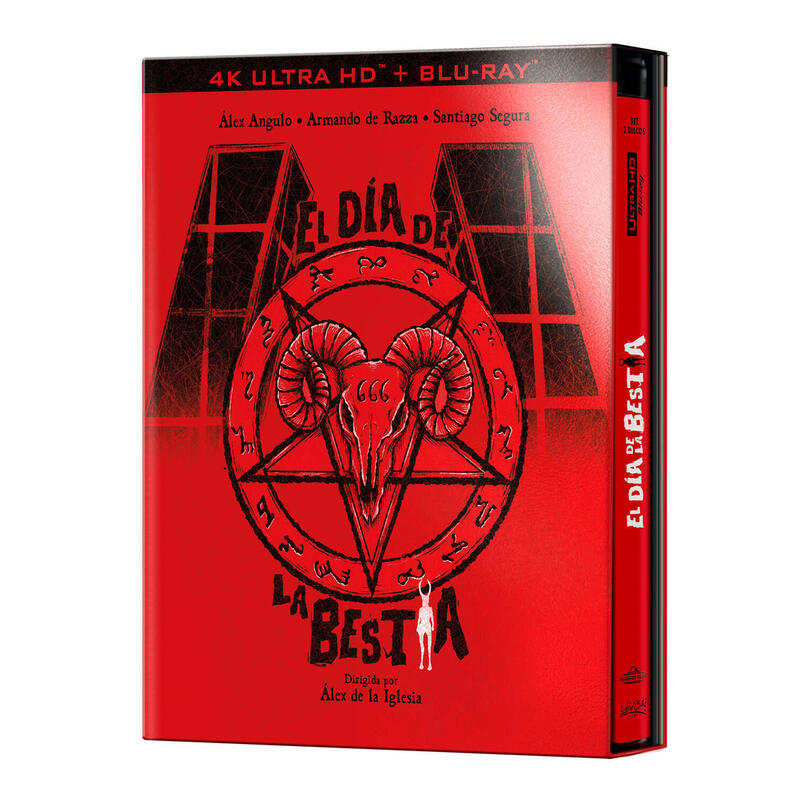 Pelicula El Dia De La Bestia Edición Coleccionista + Libro (4k Uhd) - Bd Blu-Ray