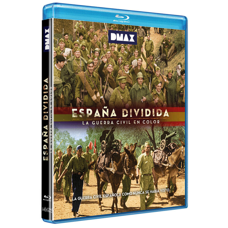 Pelicula España Dividida - La Guerra Civil En Color + La Mirada De Los Historiadores Blu-Ray