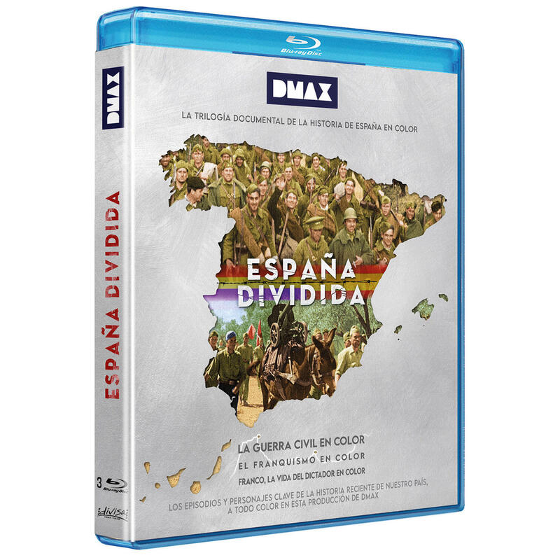 Pelicula España Dividida - La Trilogía En Color (Pack) - Bd Blu-Ray