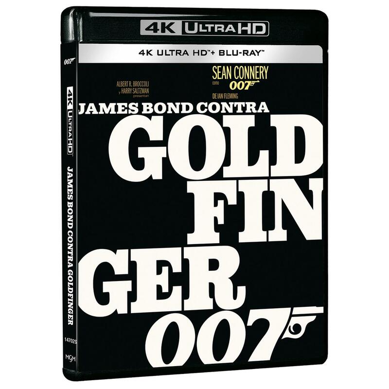 Pelicula James Bond Contra Goldfinger (4k Uhd +Bd) Blu-Ray