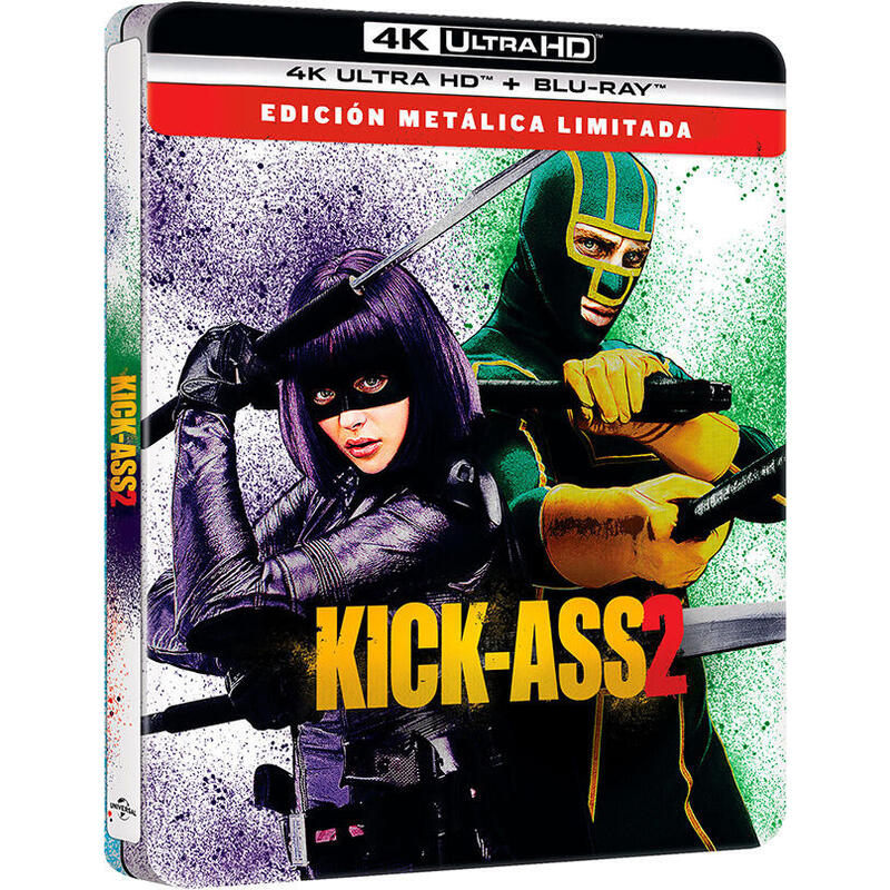 Pelicula Kick Ass 2 (Ed. Metal) (4k Uhd + Bd) Blu-Ray