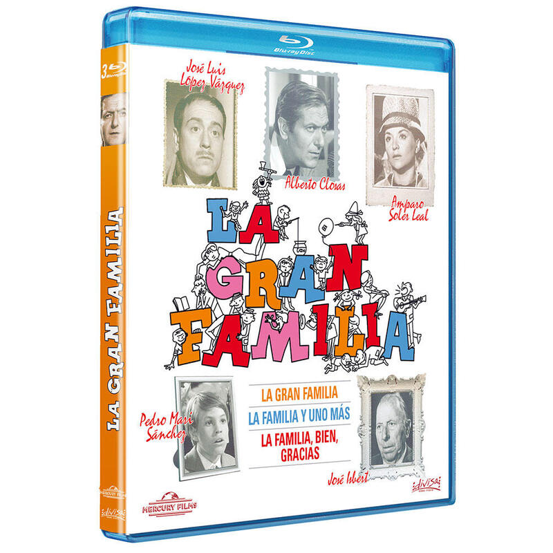 Pelicula La Gran Familia (1, 2 Y 3) Blu-Ray