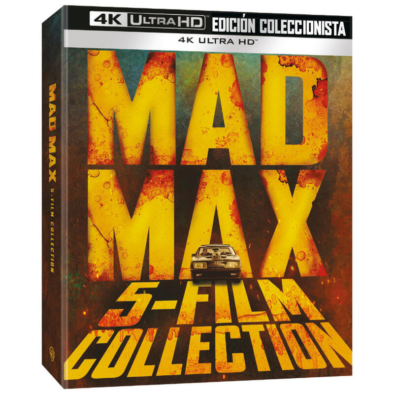 Pelicula Mad Max Pack 1-5 (4k Uhd) (Ed.Especial) - Bd Blu-Ray