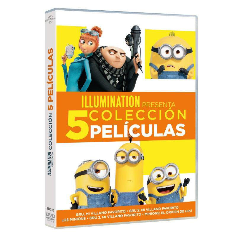 Pelicula Minions 1-2 + Gru: Mi Vill 1-3 - Dvd Dvd