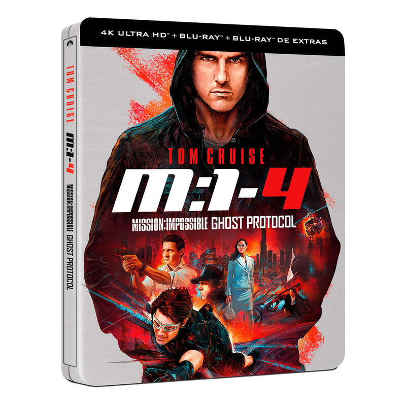 Pelicula Mision Imposible 4 - Protocolo Fantasma (Steelbook 4k Uhd) - Bd Blu-Ray