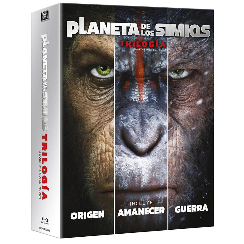 Pelicula Planeta De Los Simios (Trilogía 4k Uhd) - Bd Blu-Ray
