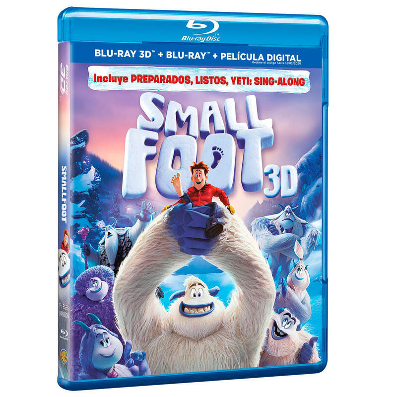 Pelicula Smallfoot 3d + Bd - Bd Blu-Ray