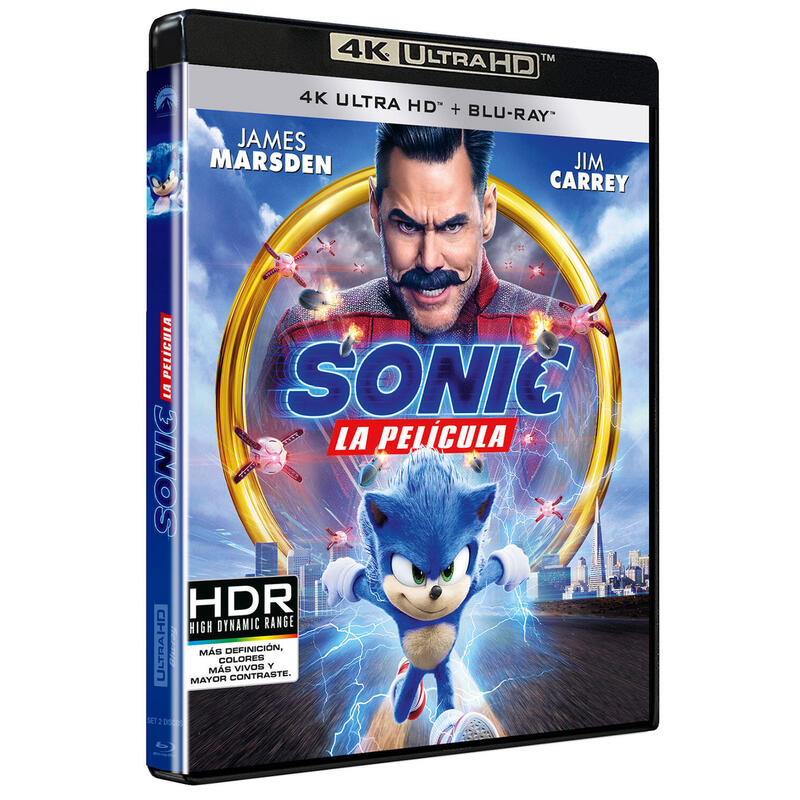 Pelicula Sonic: La Película Blu-Ray
