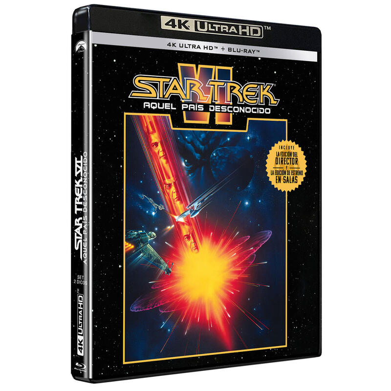 Pelicula Star Trek Vi - Aquel País Desconocido (4k Uhd + Bd) - Bd Blu-Ray